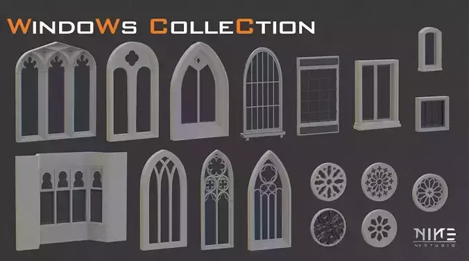 Windows Collection 3D model 5