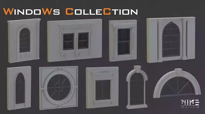 Windows Collection 3D model 2