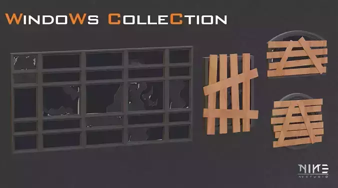 Windows Collection 3D model 7