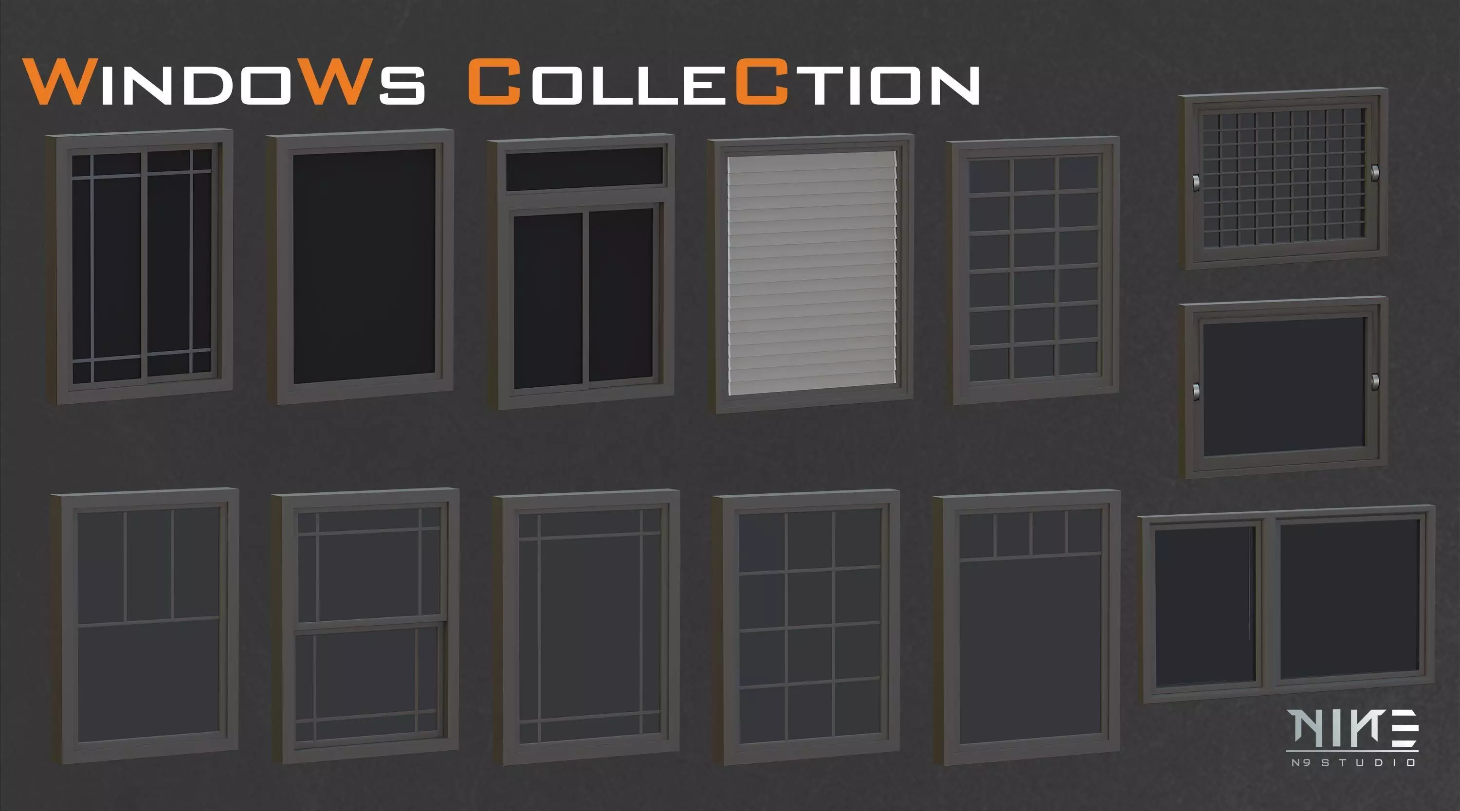 Windows Collection 3D model_17
