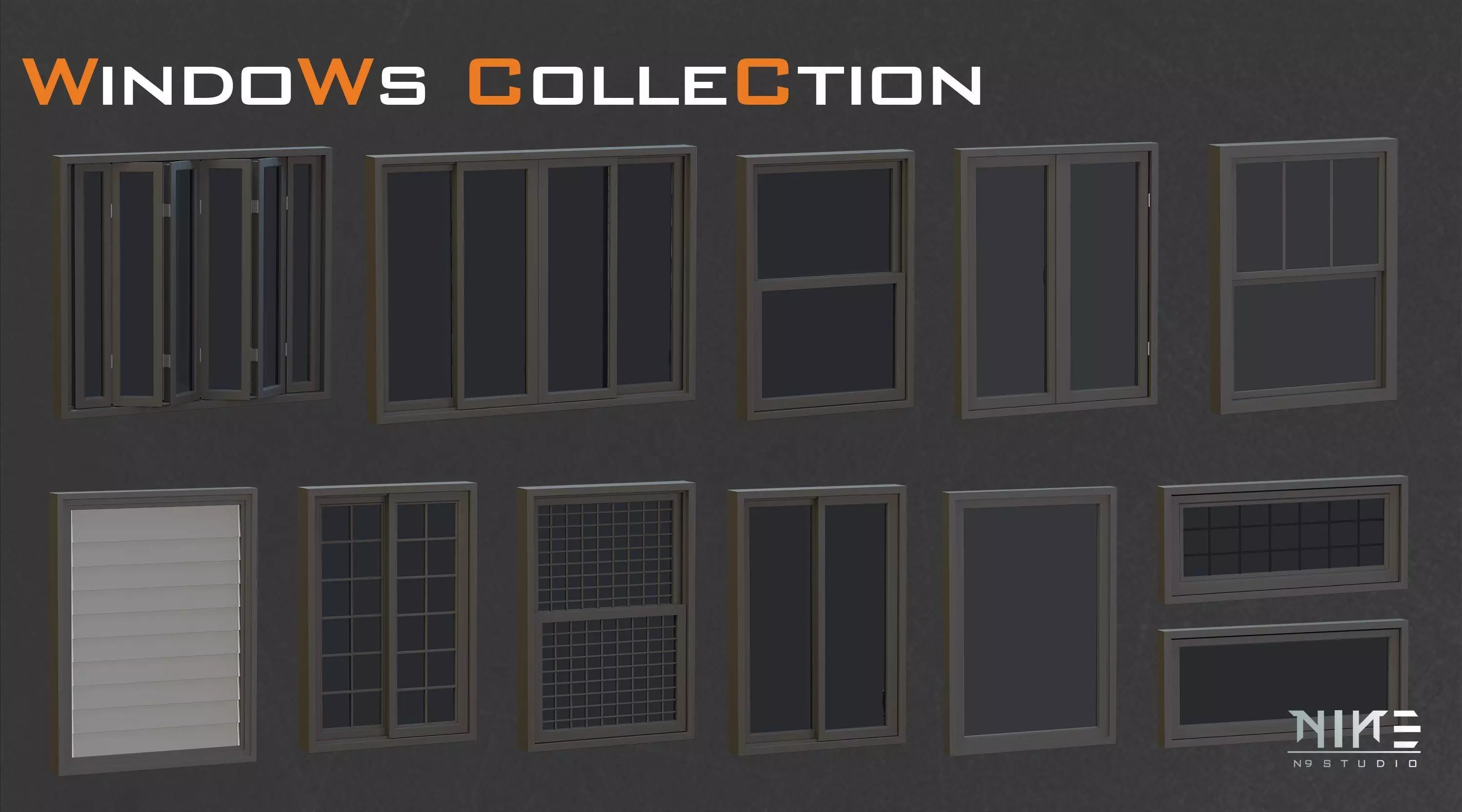 Windows Collection 3D model_14