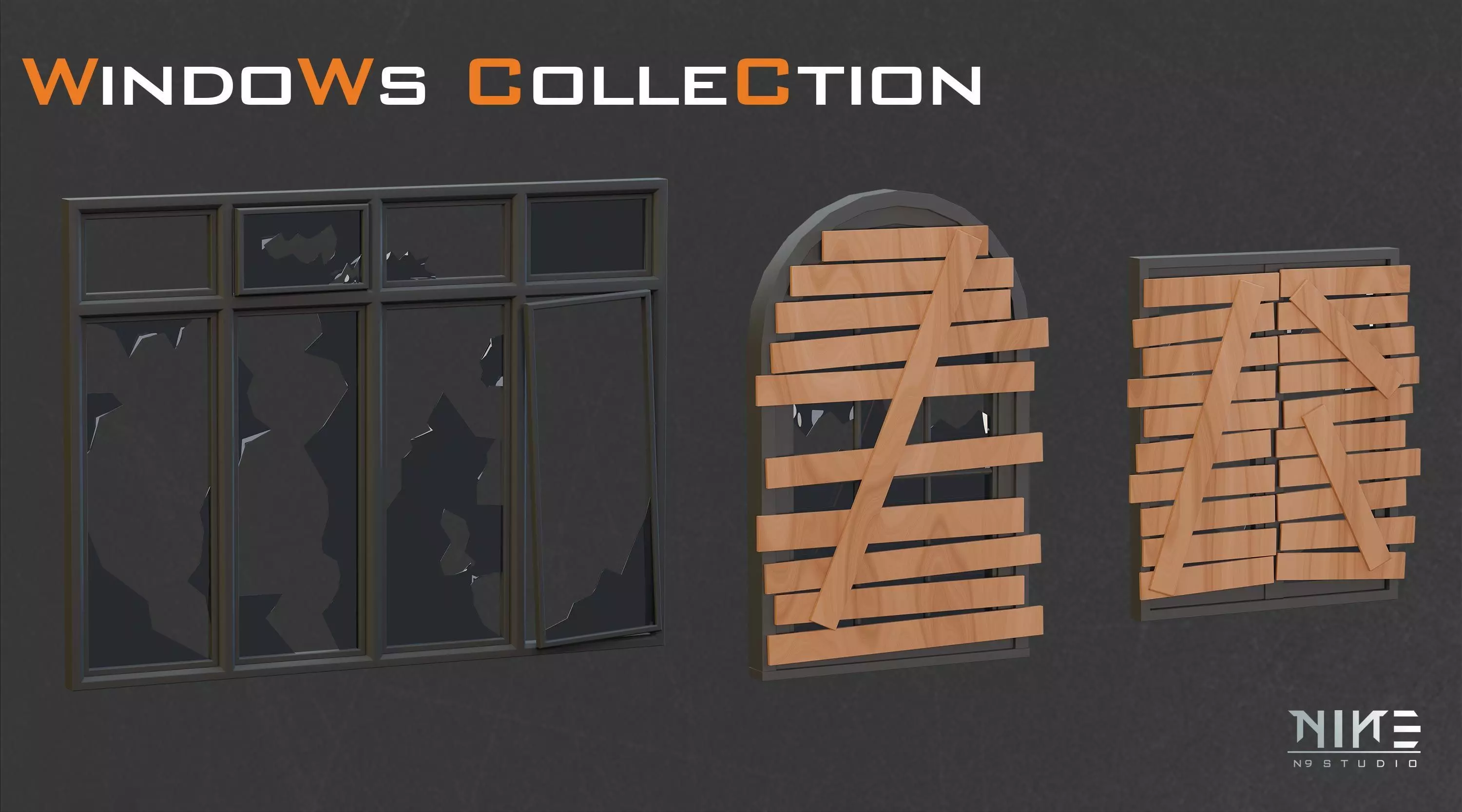 Windows Collection 3D model_7