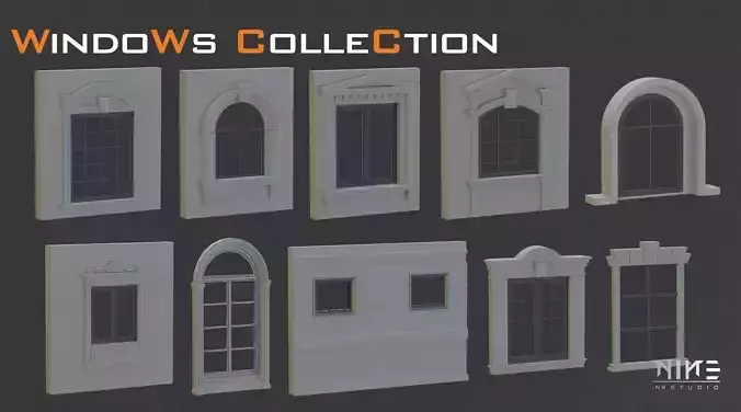 Windows Collection 3D model 4
