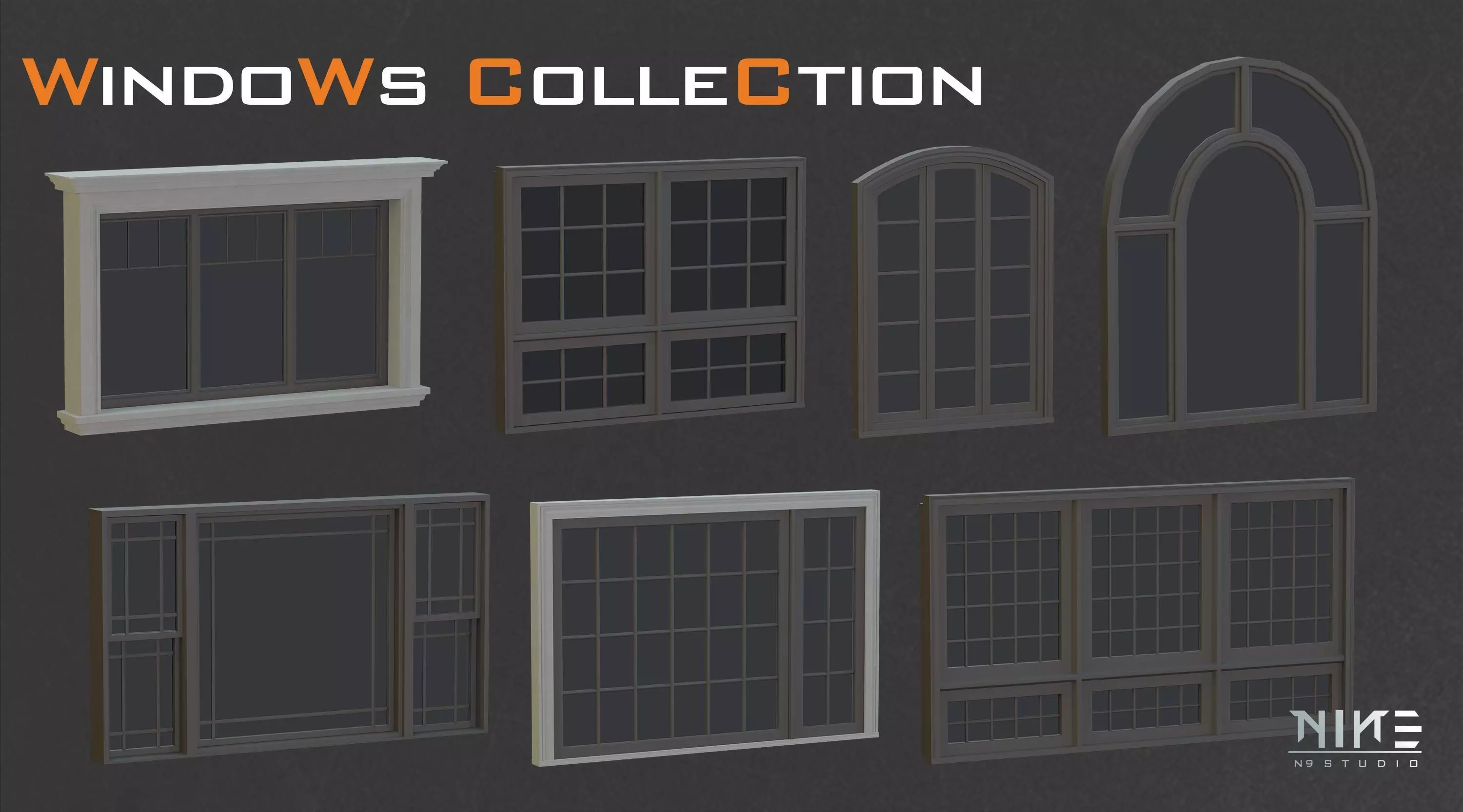 Windows Collection 3D model_15