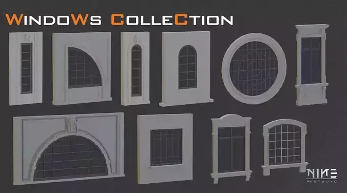Windows Collection 3D model 3
