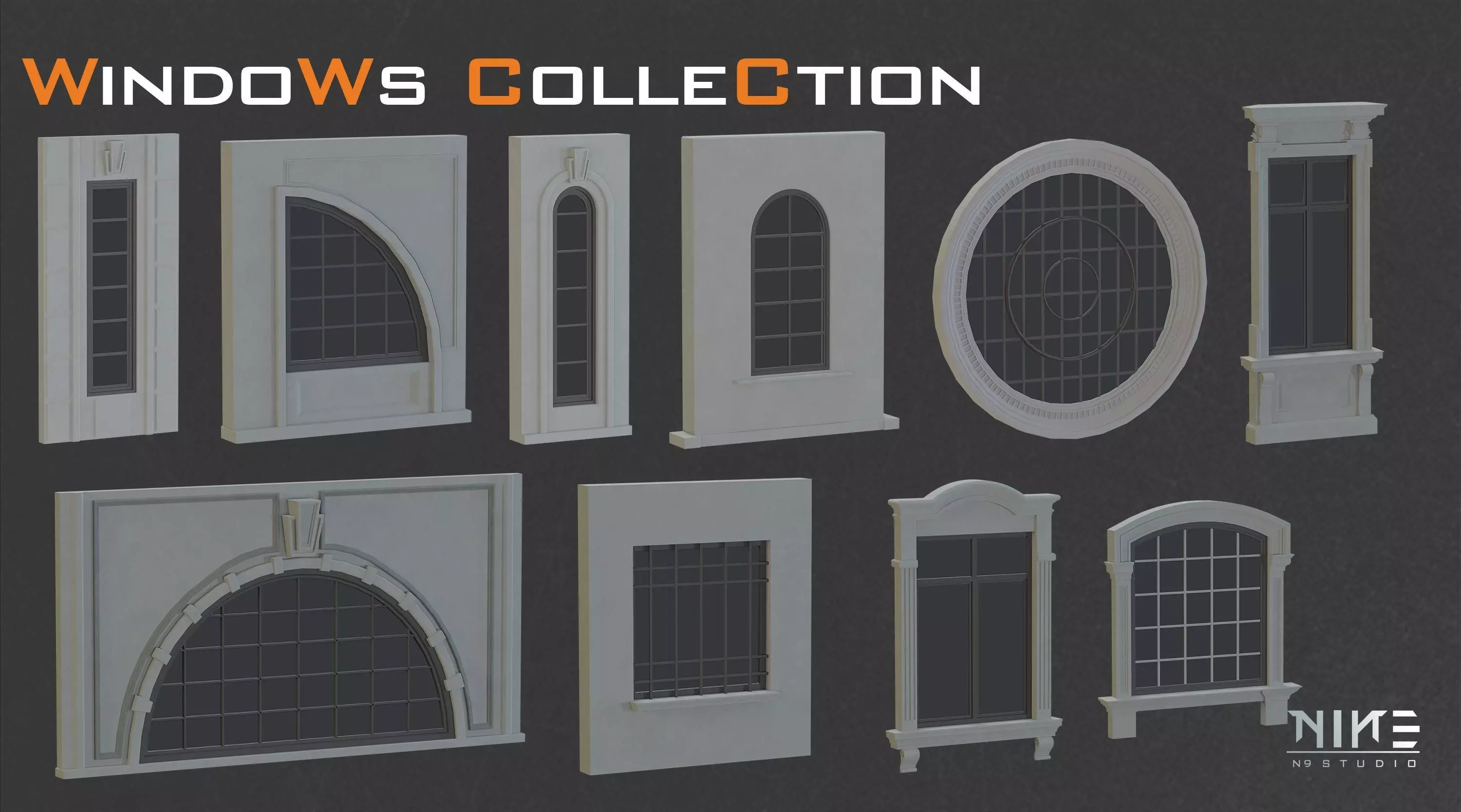 Windows Collection 3D model_2