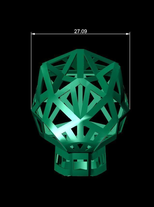 panther pendant 3D print model_1