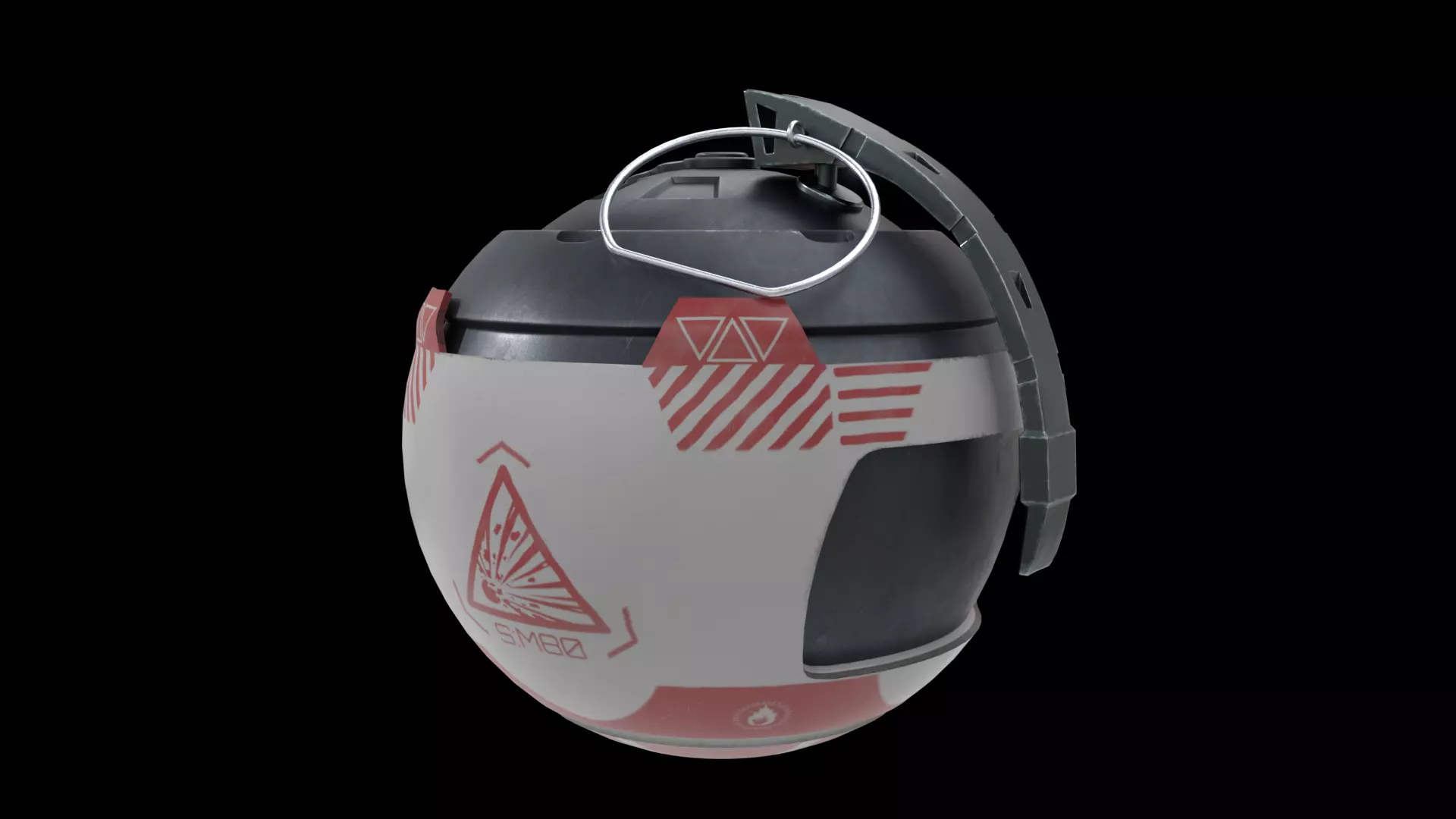 GRENADE SCIFI Low-poly 3D model_0