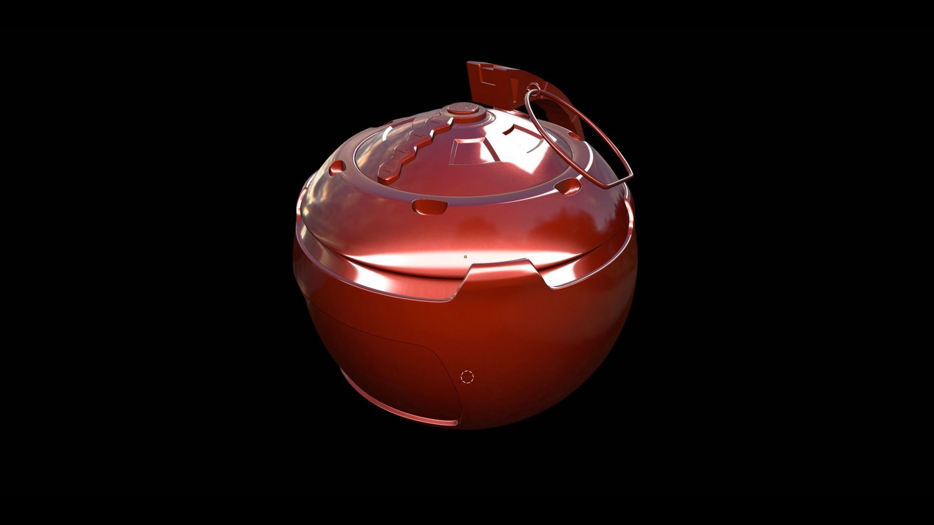 GRENADE SCIFI Low-poly 3D model_6