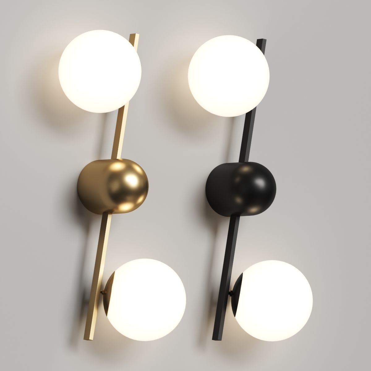 Lulu and Georgia Greta Sconce Wall Lamp 3D model_1