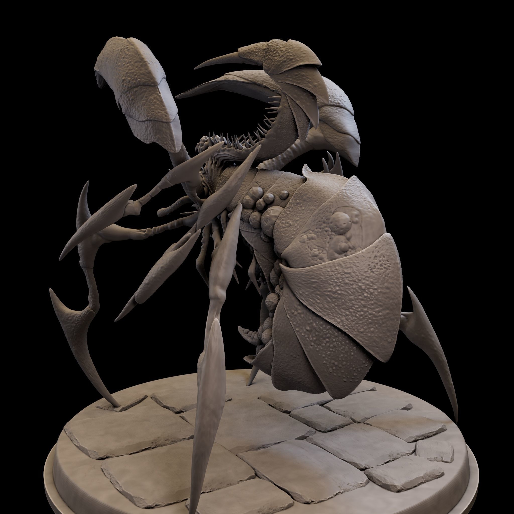 SpiderQueen 3d Model Game Ready 3D print model_8