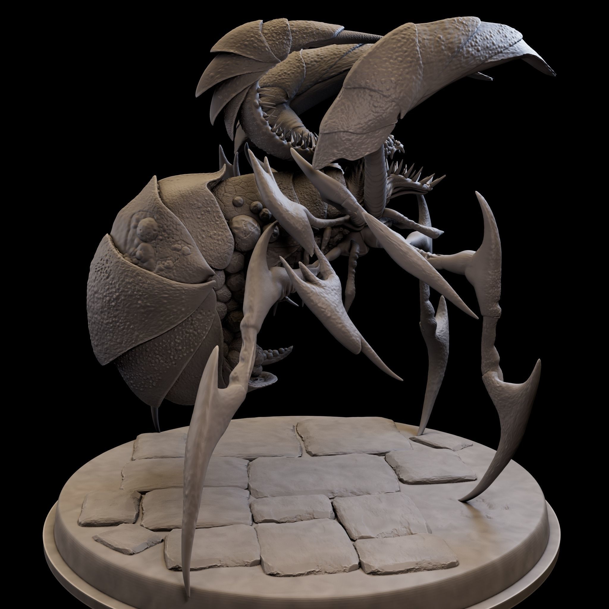 SpiderQueen 3d Model Game Ready 3D print model_19