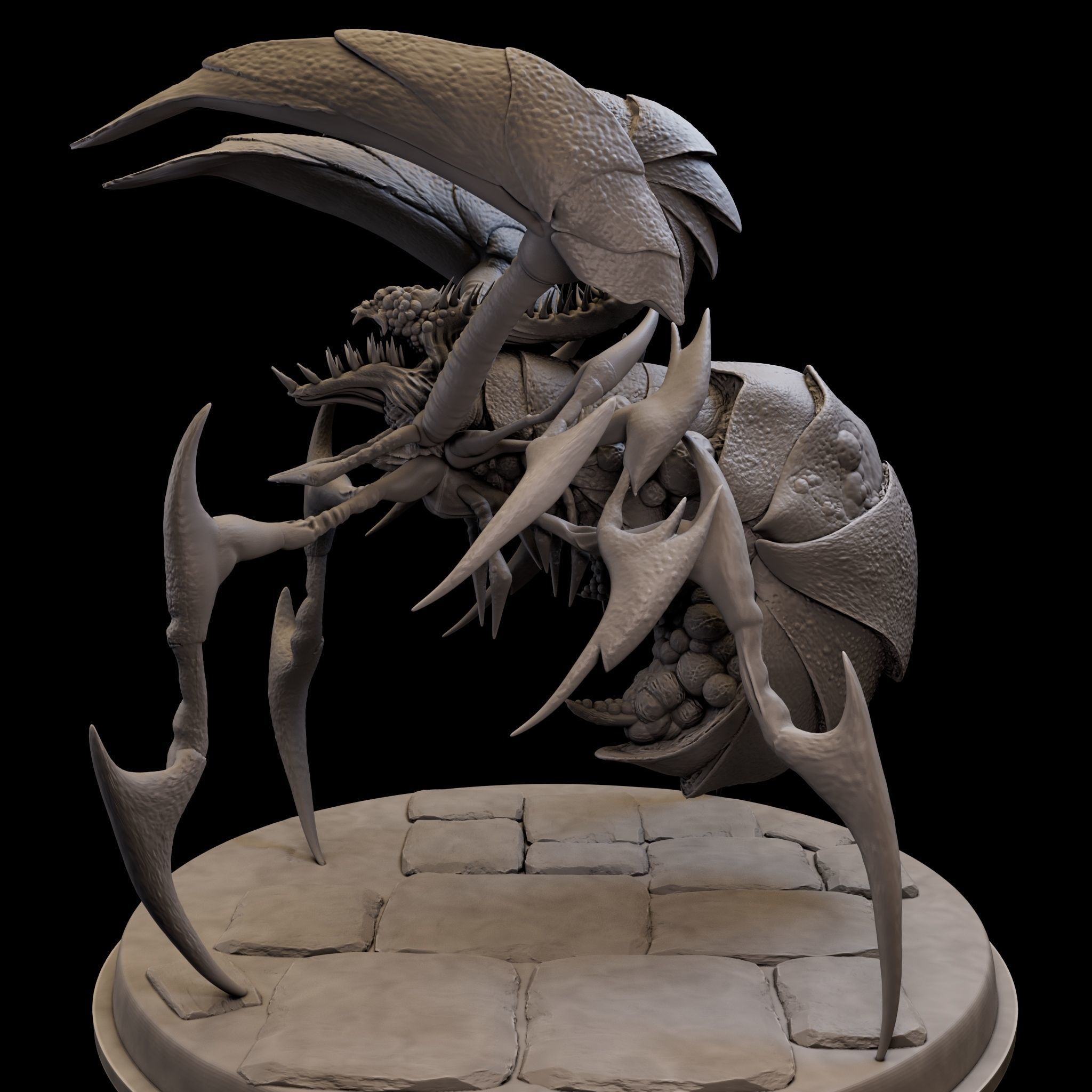 SpiderQueen 3d Model Game Ready 3D print model_6