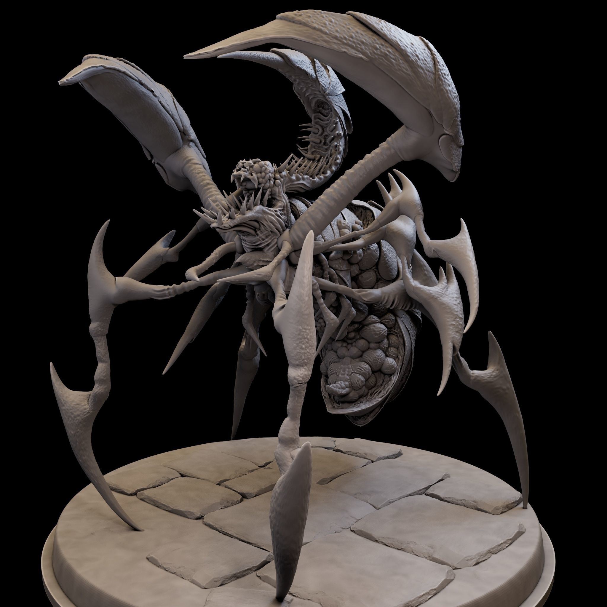 SpiderQueen 3d Model Game Ready 3D print model_2