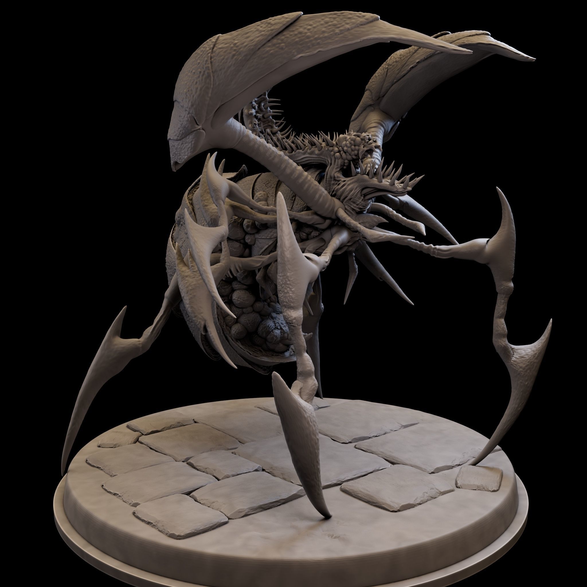 SpiderQueen 3d Model Game Ready 3D print model_21
