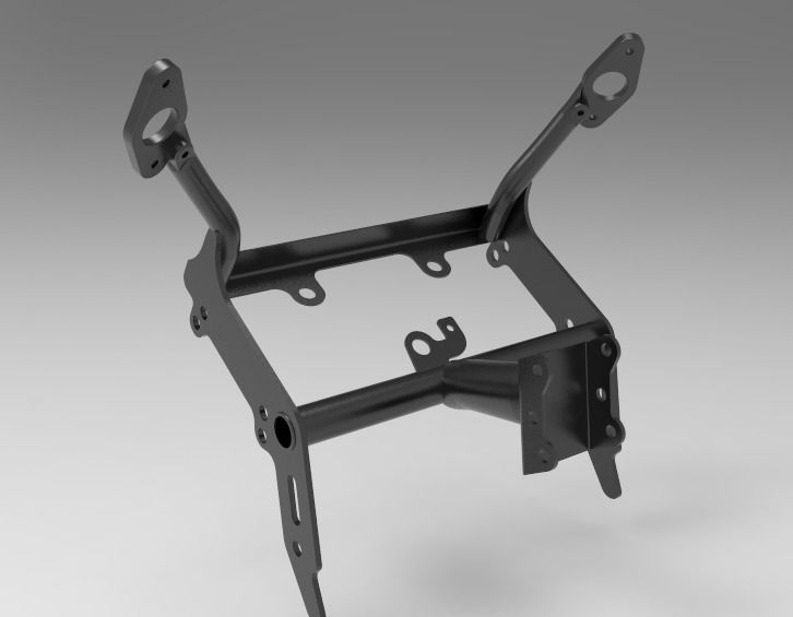 TELAIETTO ANTERIORE APRILIA RSV1000 1998-2003 FRONT FRAME 3D print model_3