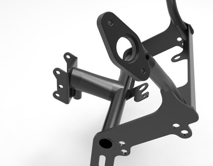 TELAIETTO ANTERIORE APRILIA RSV1000 1998-2003 FRONT FRAME 3D print model_4