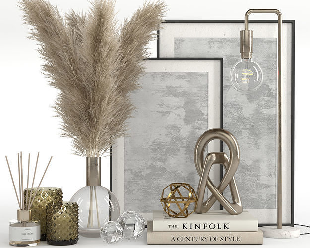 Decorative set 10 3D model