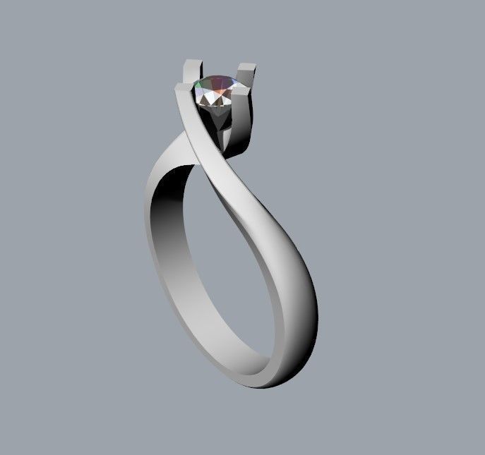 Eng025 flame 035ct 3D print model_3