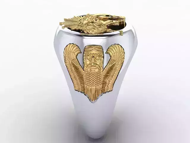 lion and sun shirokhorshid ring