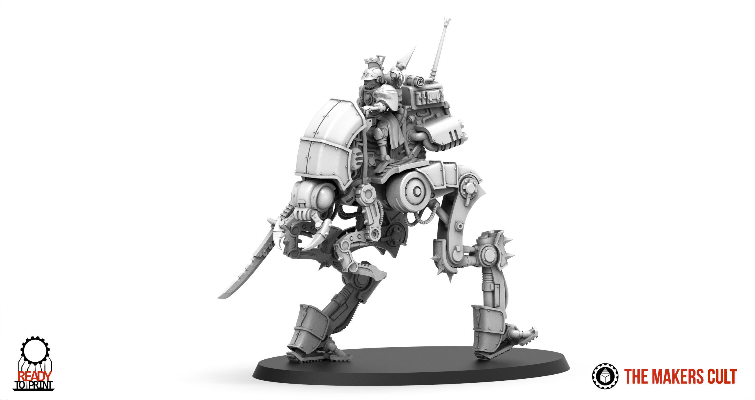 Dark Techno - Mantis Strider 3D print model_6