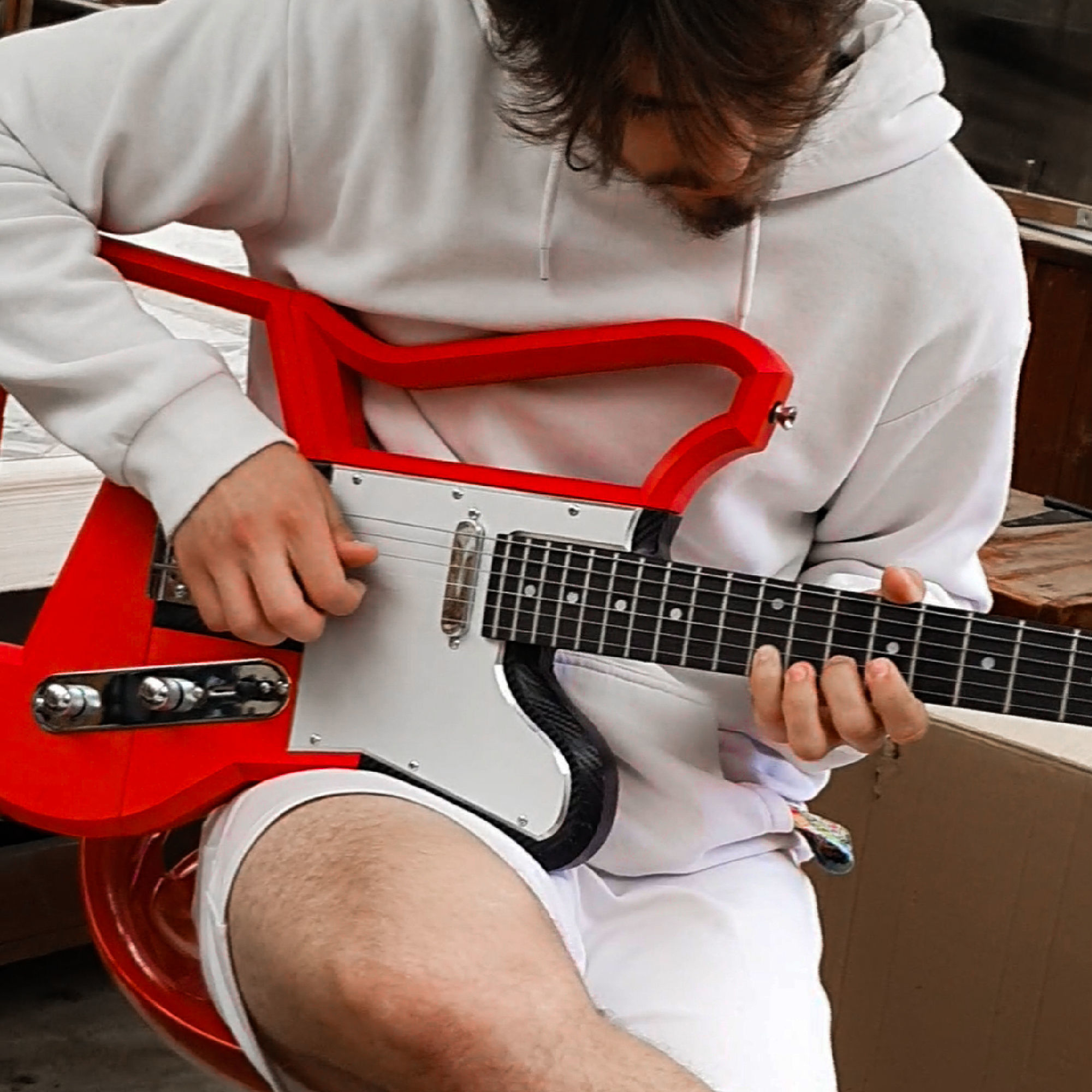 Electric Guitar   3D print model_1