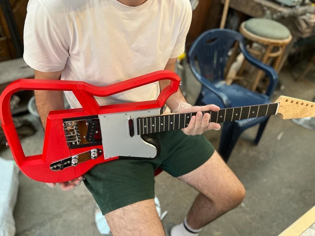 Electric Guitar   3D print model_2