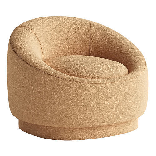 Armchair Low-poly 3D model