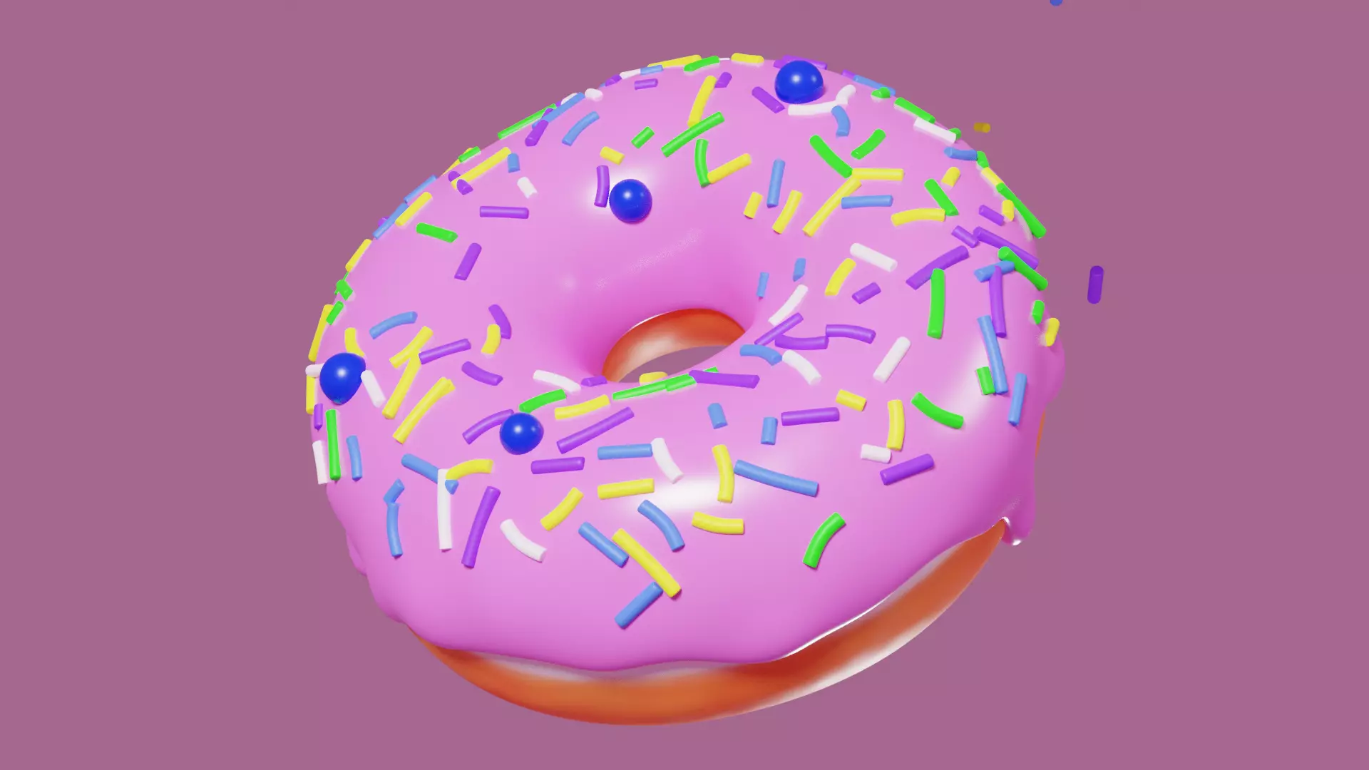 Donut 3d model  3D model_0