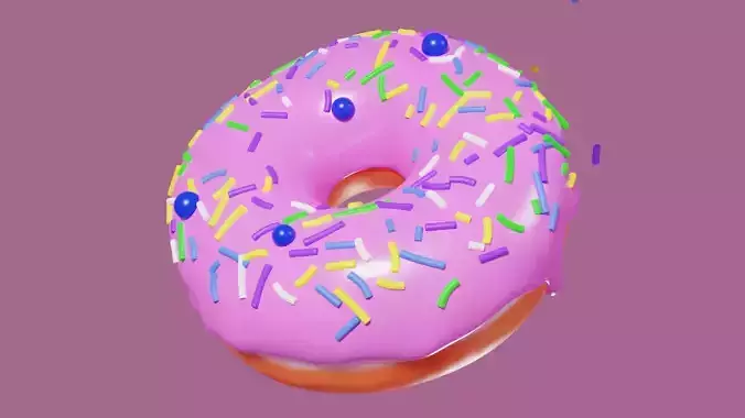 Donut 3d model 