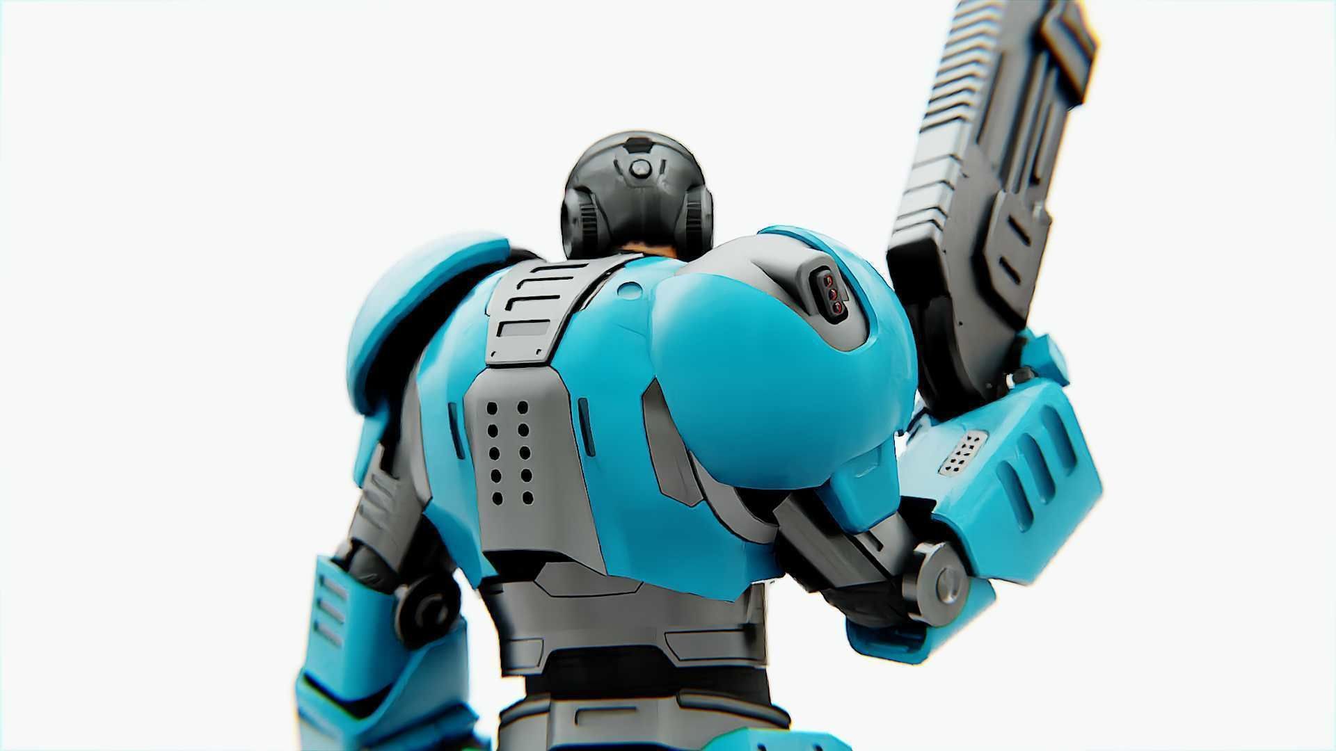 CYBER COP X-3000 RIGGED 3D model_18