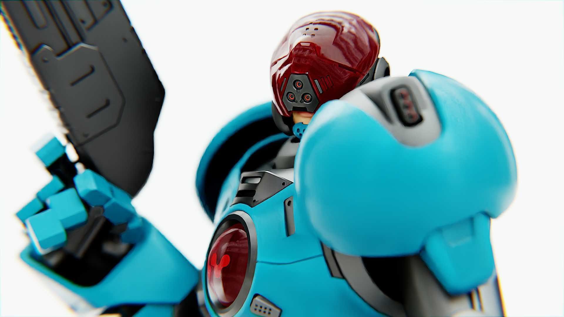 CYBER COP X-3000 RIGGED 3D model_15