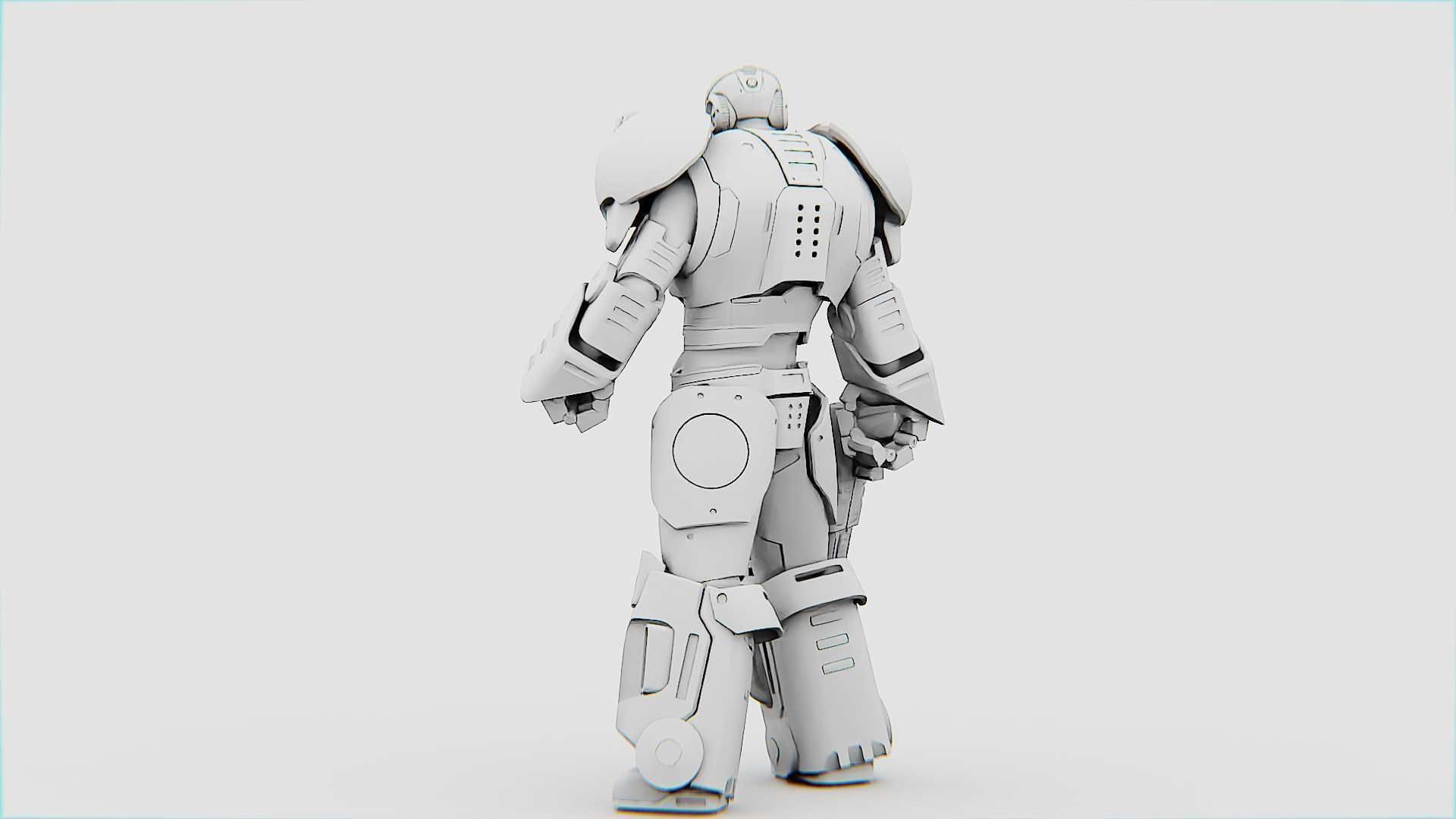 CYBER COP X-3000 RIGGED 3D model_33