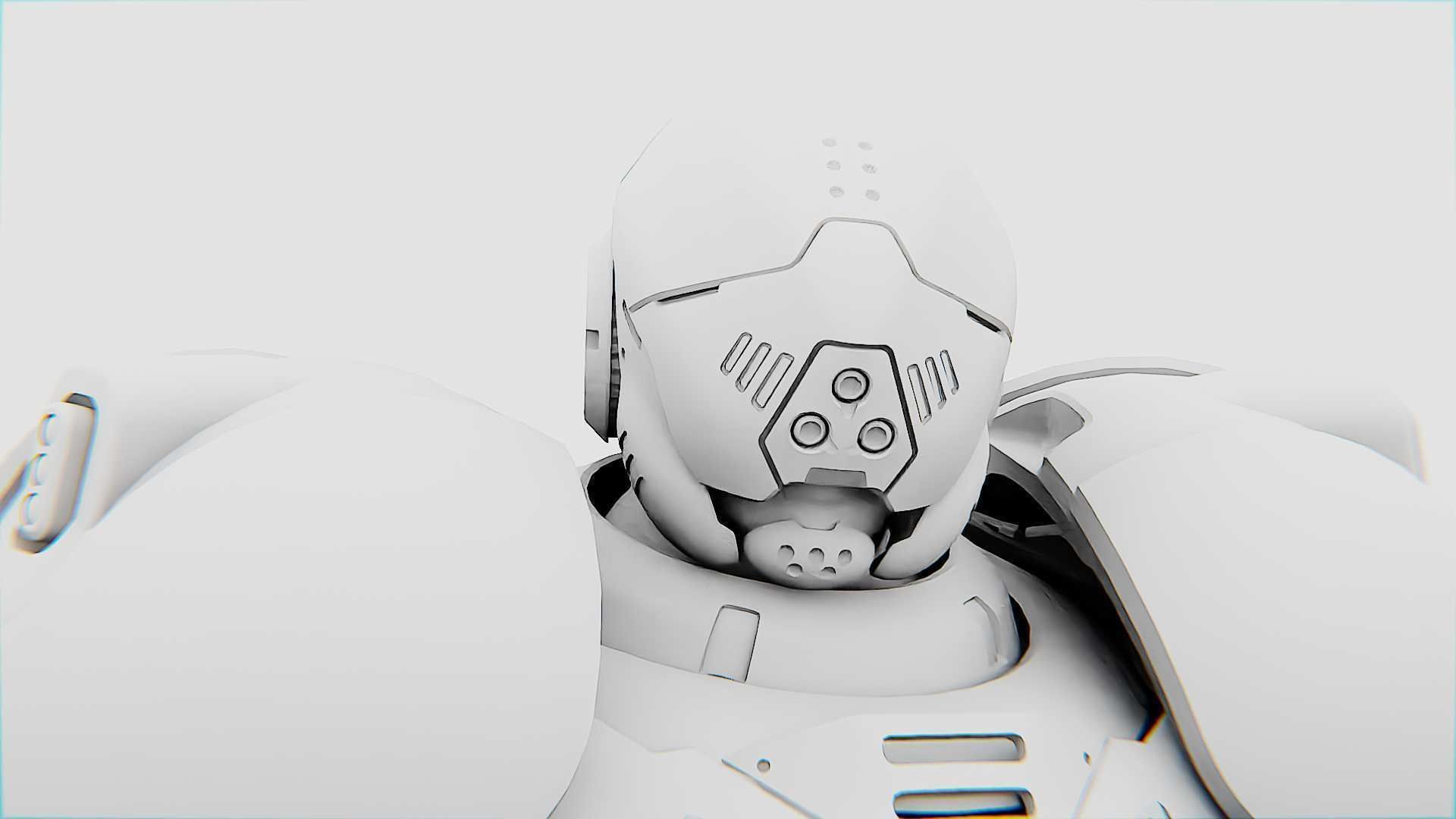 CYBER COP X-3000 RIGGED 3D model_31