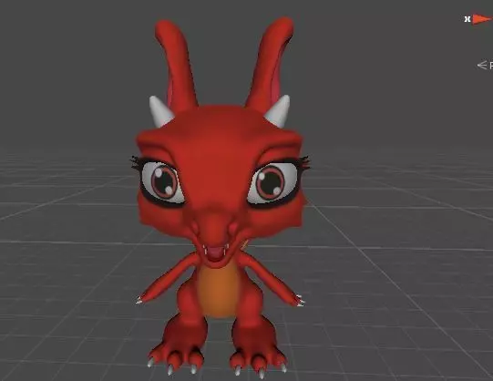 Alisth Baby Dragon Free 3D model