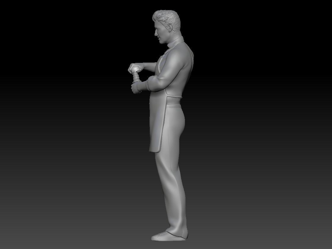 ICE CREAM SELLER BOY 2 3D print model_2