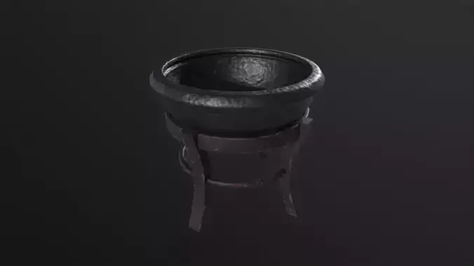 Alchemical Calcinator 3D Model Low-poly 3D model