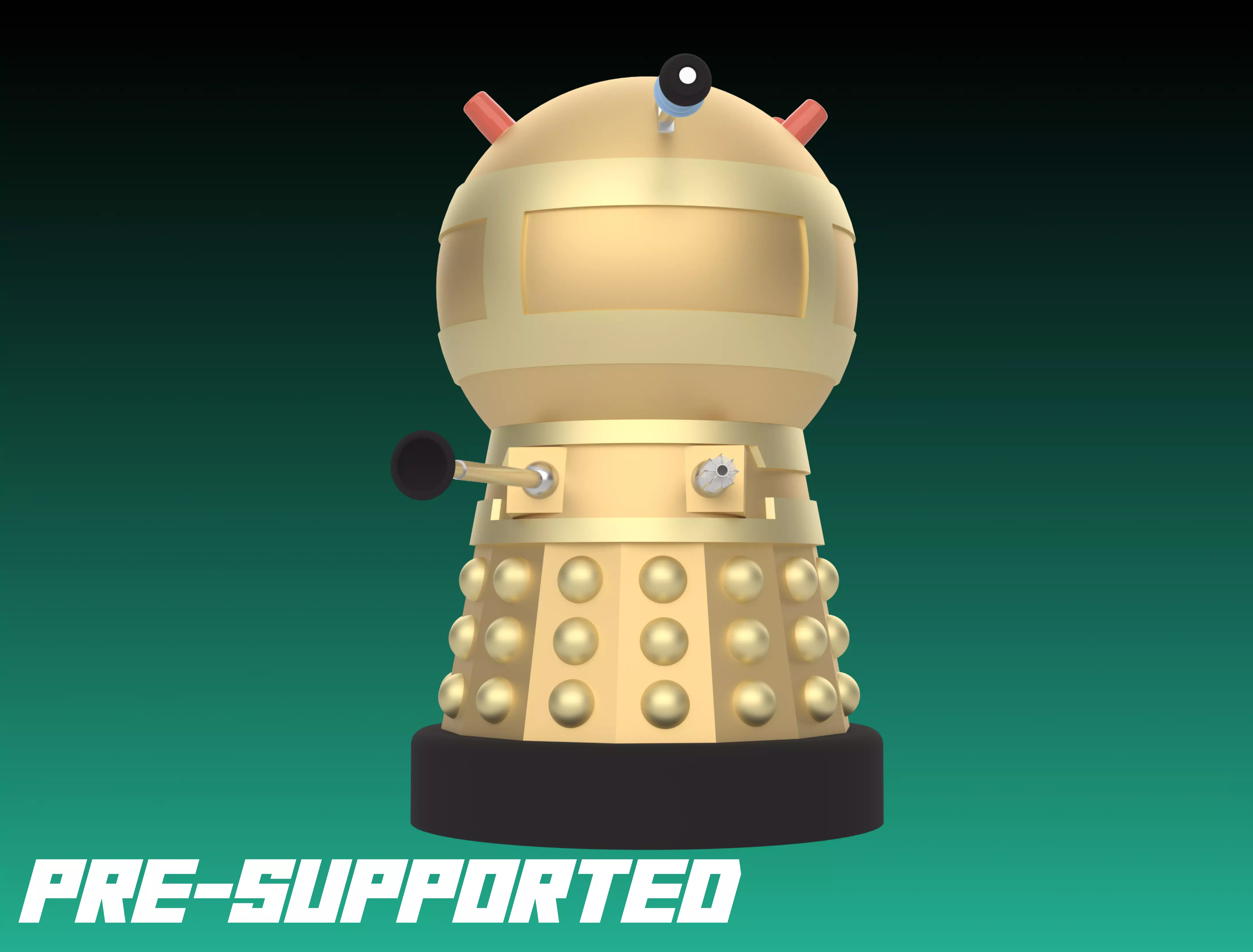 TV21 Comics Dalek Emperor - 32mm Miniature 3D print model_0