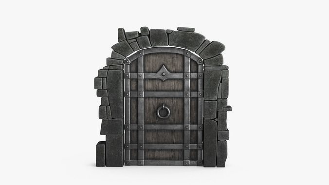 Old Wood Door Collection 3D Model Pack 6
