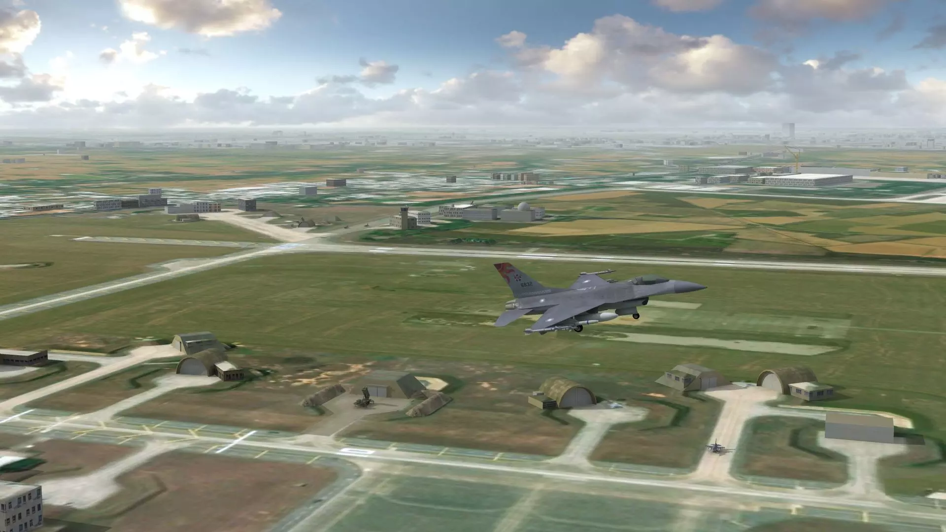 Taiwan Air Base CCK Low-poly 3D model
