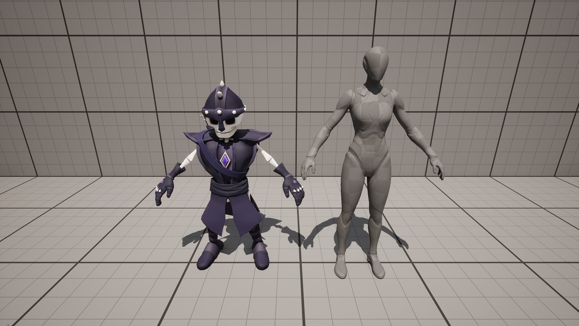 Cartoon Skeleton Archer - Mobile Game Ready Low-poly 3D model_21