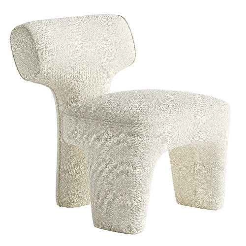 Litho Slipper chair Low-poly 3D model