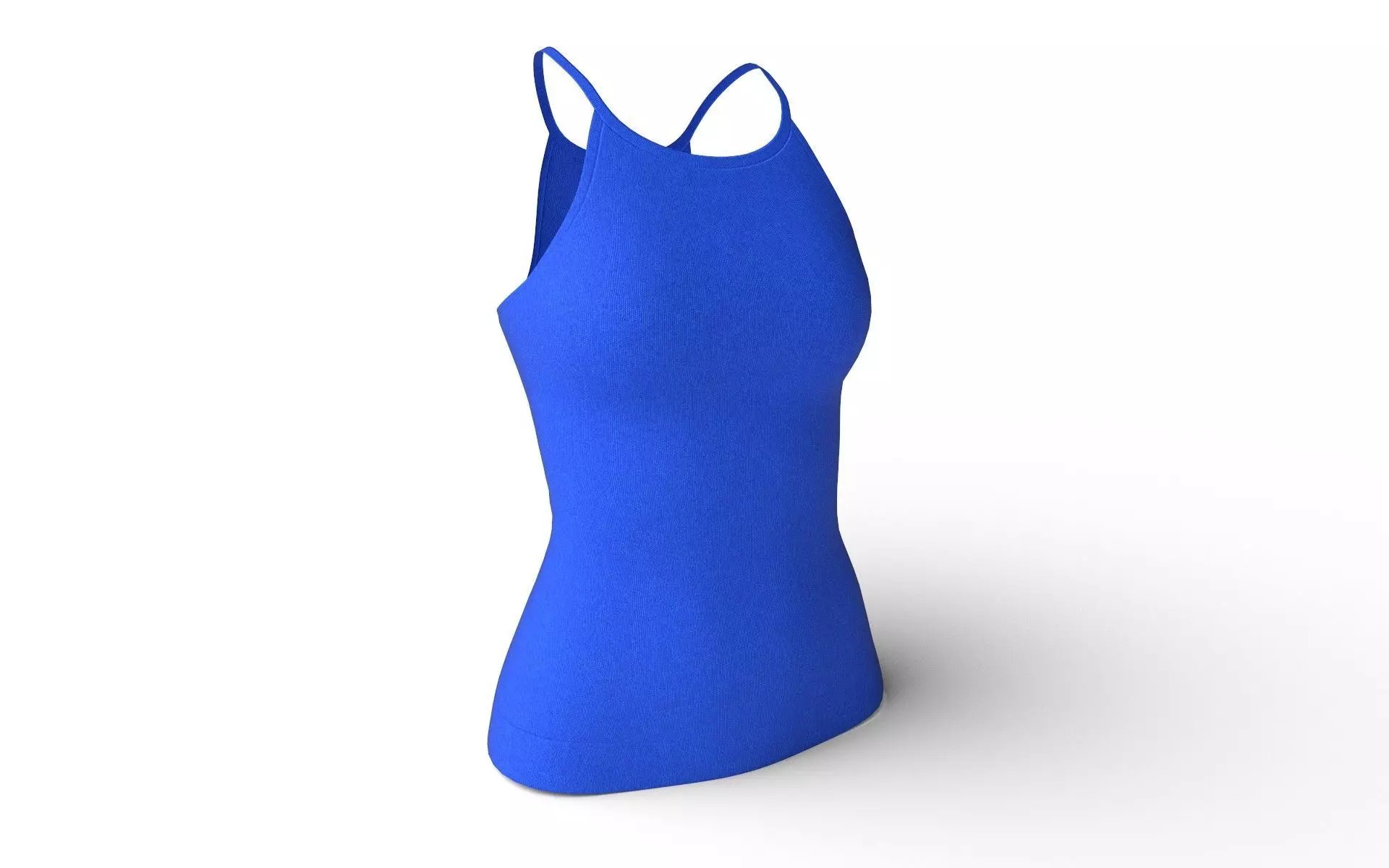 Female Top M07 Low-poly 3D model_0