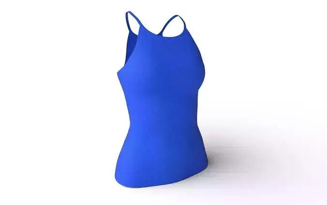Female Top M07 Low-poly 3D model Female Top M07 Low-poly 3D model