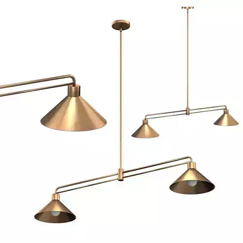 Andre Brass 2-Light Pendant