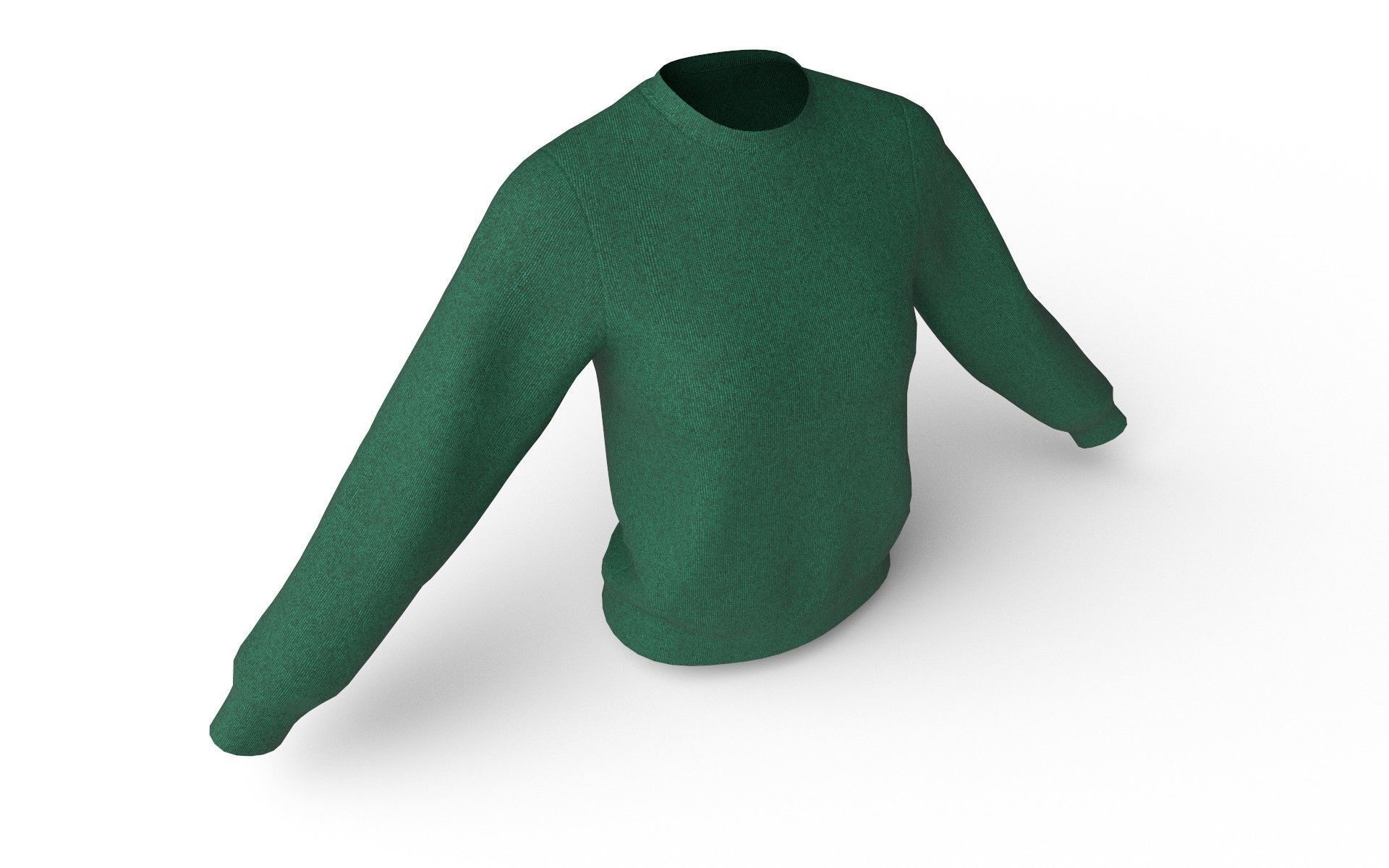 Female Top M08 Low-poly 3D model_6