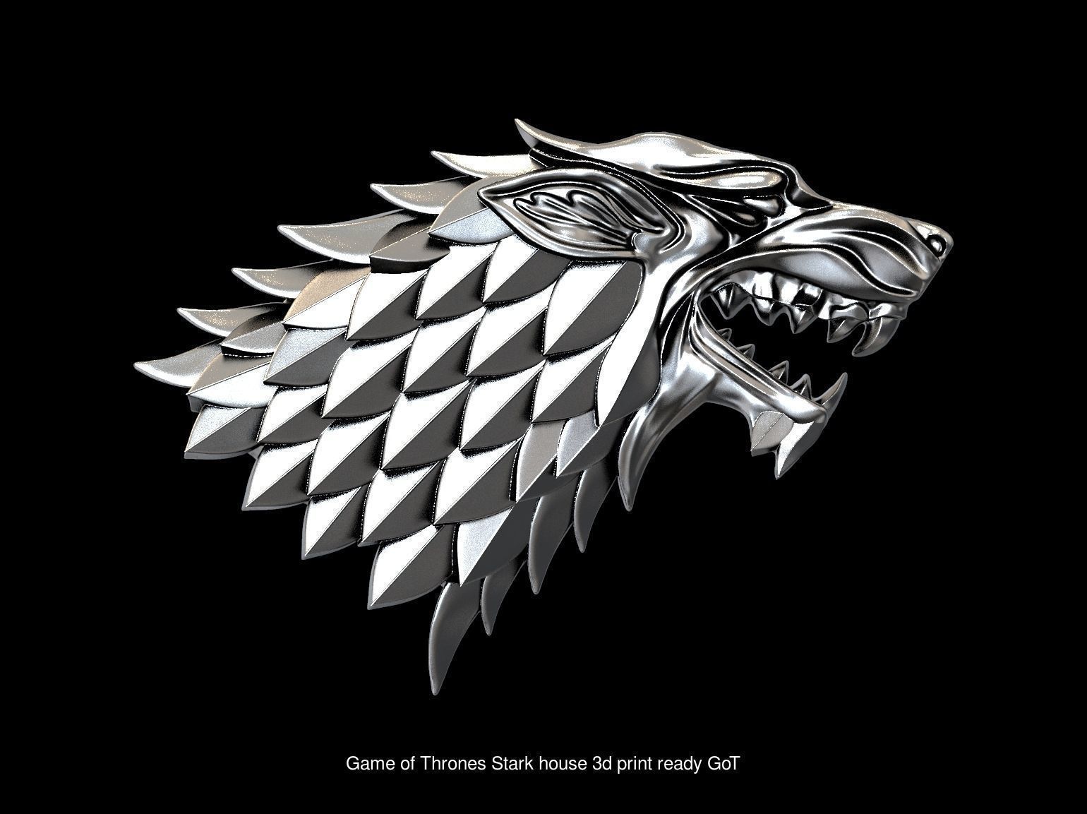 Coats of arms of the great houses of Game of Thrones 3D Model Collection_2