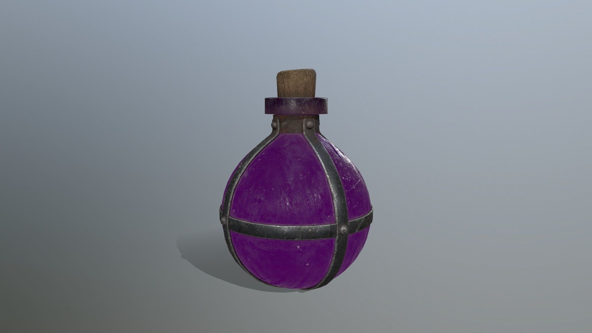 potion bottle   Low-poly 3D model_7