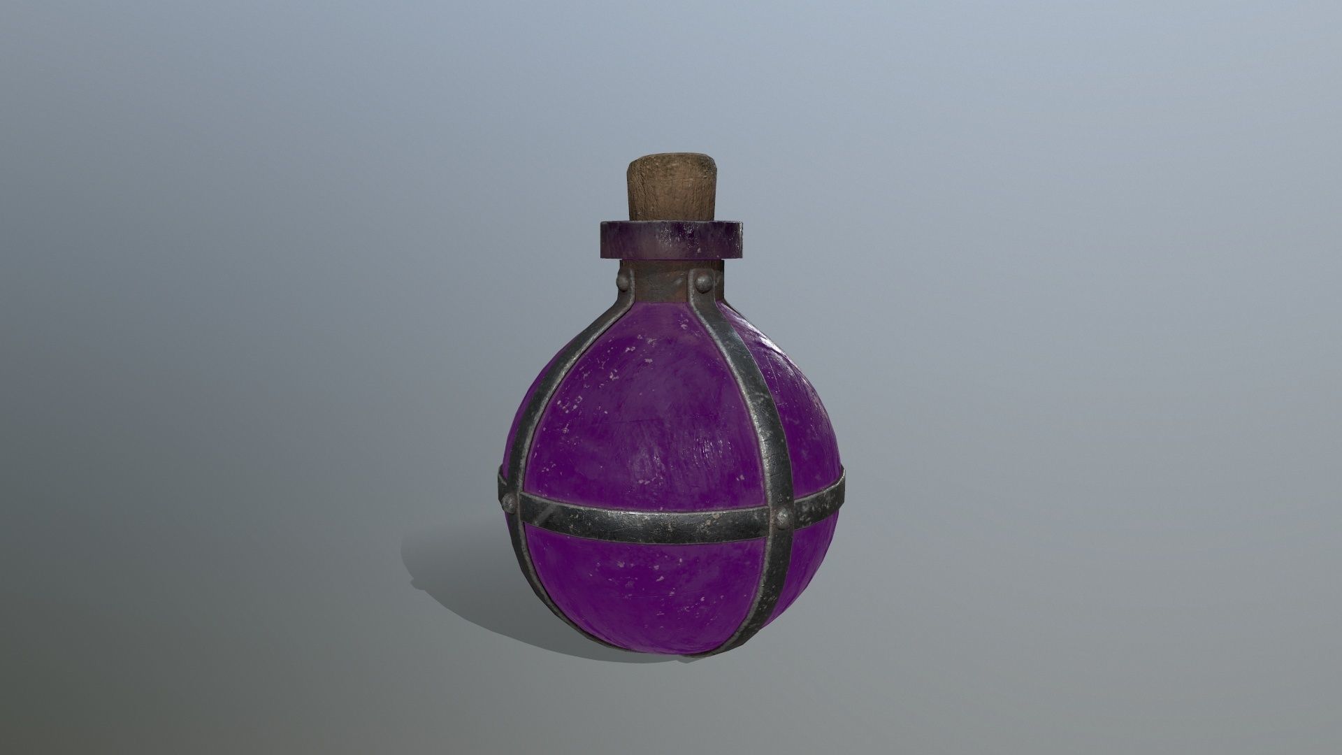 potion bottle   Low-poly 3D model_5