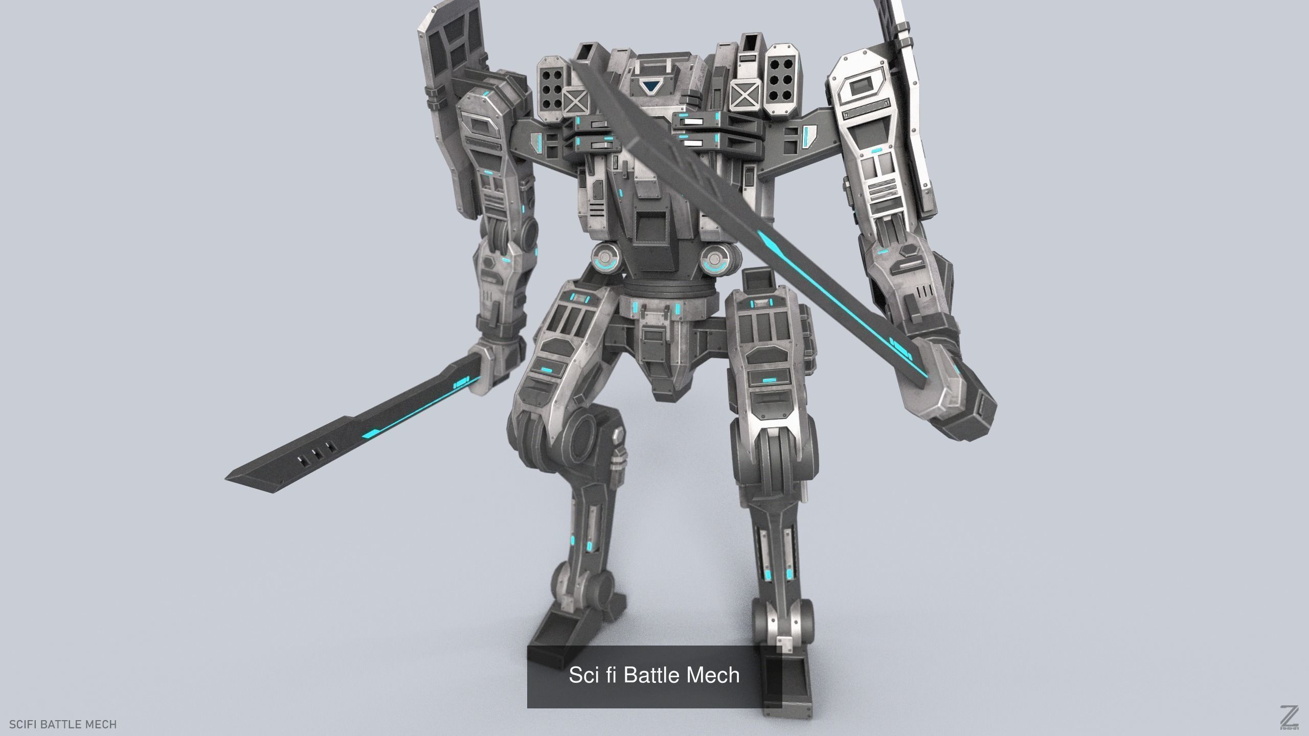 Sci fi Battle Mech collection _4